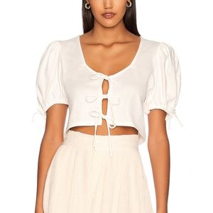 Free People Kitty Tee Ivory